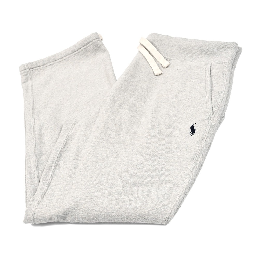 Polo Ralph Lauren Mens L Sweatpants Gray Cinch Hem Adjustable Drawstring Pants